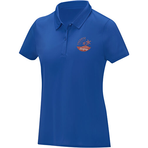 Deimos Poloshirt Cool Fit Mit Kurzärmeln Für Damen , blau, Mesh mit Cool Fit Finish 100% Polyester, 105 g/m2, XL, , Bild 2