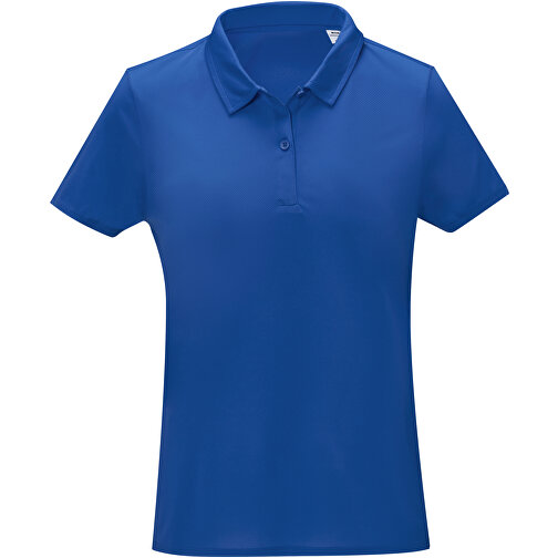 Deimos Poloshirt Cool Fit Mit Kurzärmeln Für Damen , blau, Mesh mit Cool Fit Finish 100% Polyester, 105 g/m2, L, , Bild 3