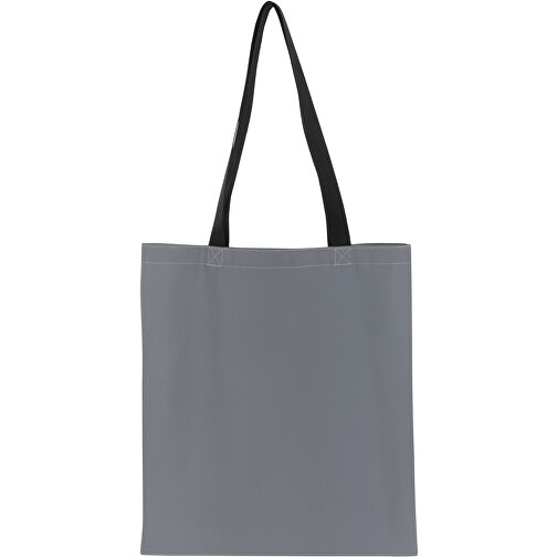 Reflektierende Einkaufstasche Mit Innentasche 35x40cm , grau, PolJater, 35,00cm x 40,00cm (Länge x Höhe), Bild 2