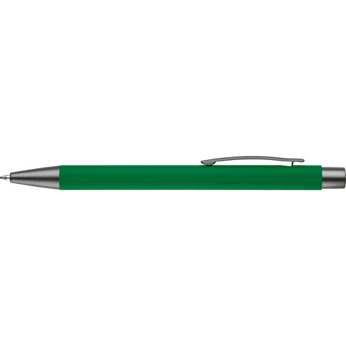 Metallkugelschreiber New York Soft-Touch , grün, Aluminium & Metall, 13,60cm (Länge), Bild 6