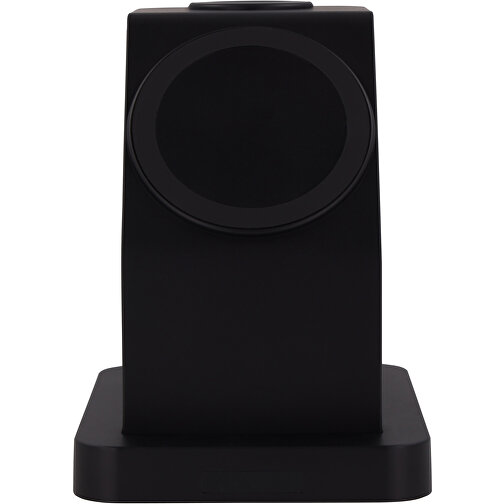 2708 | Xoopar Icon 3 In 1 Magnetic Wireless Charger , schwarz, ABS, 11,00cm x 11,00cm x 8,00cm (Länge x Höhe x Breite), Bild 3