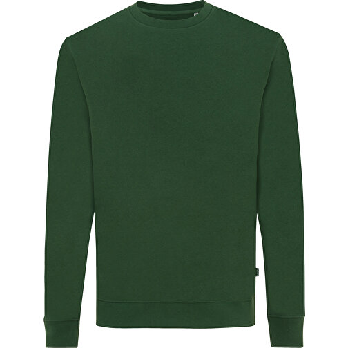 Iqoniq Zion Rundhals-Sweater Aus Recycelter Baumwolle, Forest Green , forest green, 50% recycelte und 50% biologische Baumwolle, XXXL, 79,50cm x 1,00cm (Länge x Höhe), Bild 1