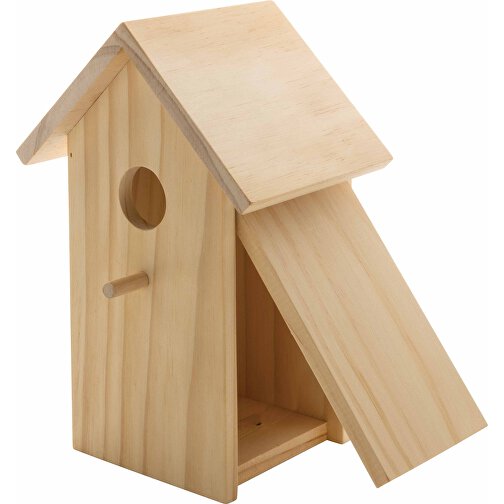 Holz-Vogelhaus, Braun , braun, FSC® Holz, 15,80cm x 23,50cm (Länge x Höhe), Bild 2