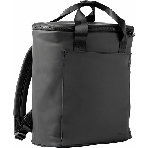 VINGA Baltimore Trail Kühlrucksack, Schwarz , schwarz, PU, 31,50cm x 34,00cm (Länge x Höhe), Bild 3