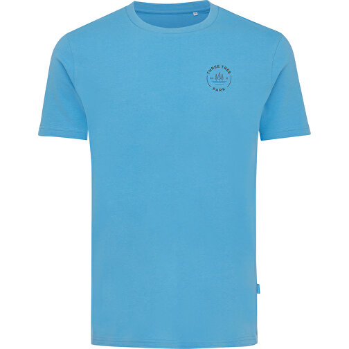 Iqoniq Bryce T-Shirt Aus Recycelter Baumwolle, Tranquil Blue , tranquil blue, 50% recycelte und 50% biologische Baumwolle, XXL, 77,00cm x 0,50cm (Länge x Höhe), Bild 3