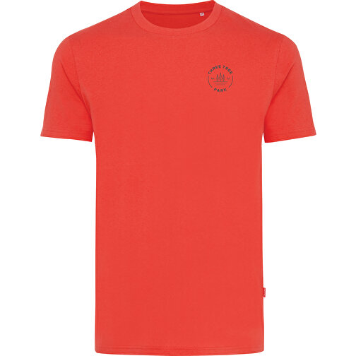 Iqoniq Bryce T-Shirt Aus Recycelter Baumwolle, Luscious Red , luscious red, 50% recycelte und 50% biologische Baumwolle, M, 71,00cm x 0,50cm (Länge x Höhe), Bild 3