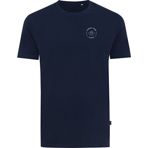 Iqoniq Bryce T-Shirt Aus Recycelter Baumwolle, Navy Blau , navy blau, 50% recycelte und 50% biologische Baumwolle, XS, 67,00cm x 0,50cm (Länge x Höhe), Bild 3