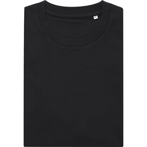 Iqoniq Bryce T-Shirt Aus Recycelter Baumwolle, Schwarz , schwarz, 50% recycelte und 50% biologische Baumwolle, XS, 67,00cm x 0,50cm (Länge x Höhe), Bild 3