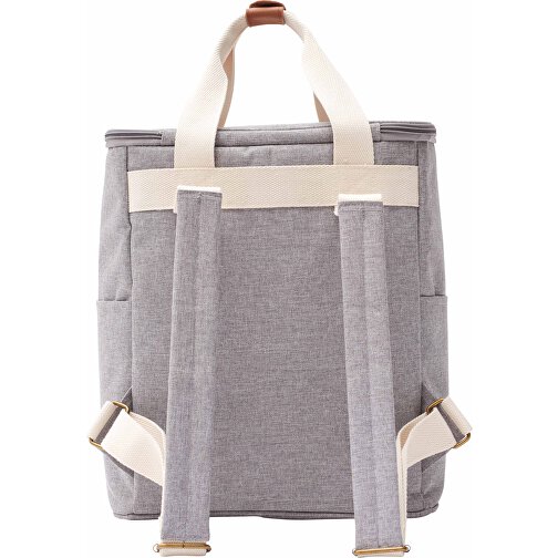 VINGA Sortino Wanderkühlrucksack, Grau , grau, PET - recycelt, 30,50cm x 36,00cm (Länge x Höhe), Bild 2