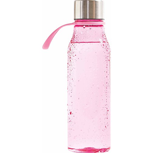 VINGA Lean Wasserflasche, Rosa , rosa, Tritan, 23,50cm (Höhe), Bild 3