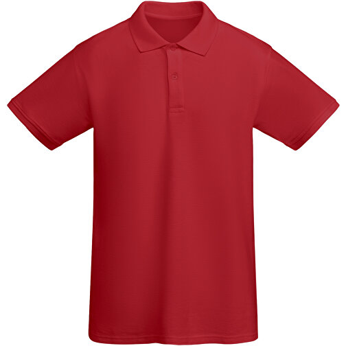 Prince Poloshirt Für Herren , rot, Piqué Strick 100% Bio Baumwolle, 210 g/m2, L, , Bild 1