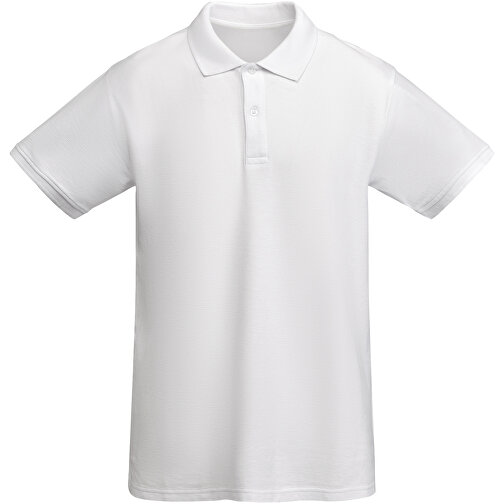 Prince Poloshirt Für Herren , weiß, Piqué Strick 100% Bio Baumwolle, 210 g/m2, 3XL, , Bild 1