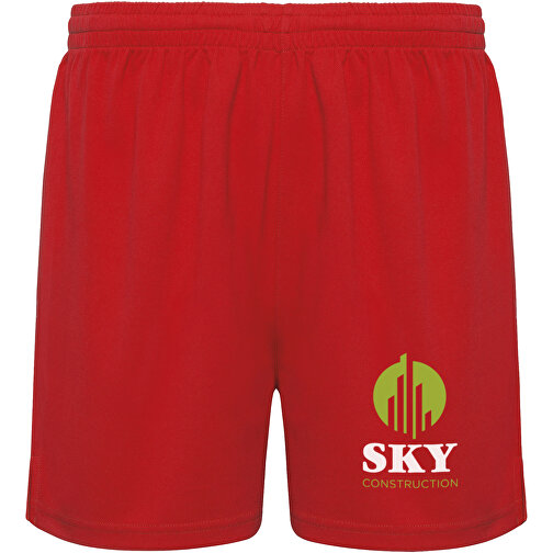 Player Sportshorts Unisex , rot, Piqué Strick 100% Polyester, 140 g/m2, 2XL, , Bild 2