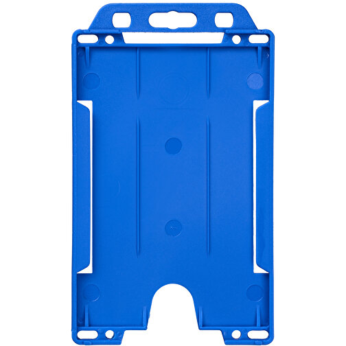 Pierre Kartenhalter Aus Recyceltem Kunststoff , blau, Recycelter PP Kunststoff, 9,00cm x 0,40cm x 6,50cm (Länge x Höhe x Breite), Bild 3