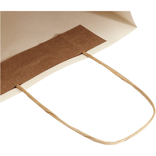 Papirpose 150 g/m2 fra landbruksavfall med vridde håndtak – medium, Bilde 7