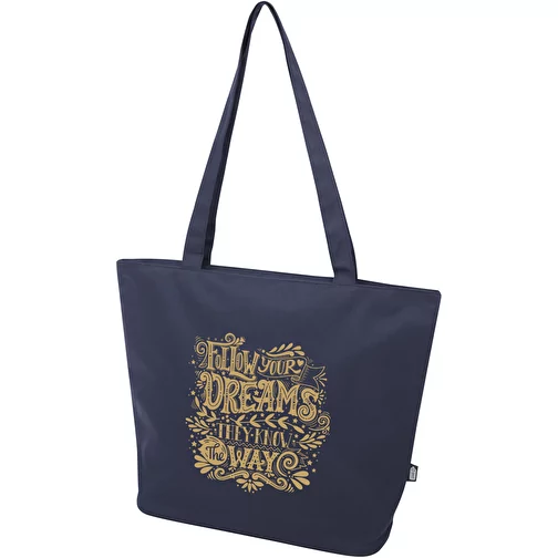 Sac shopping Panama de 20 L avec fermeture éclair recyclé certifié GRS, Image 2