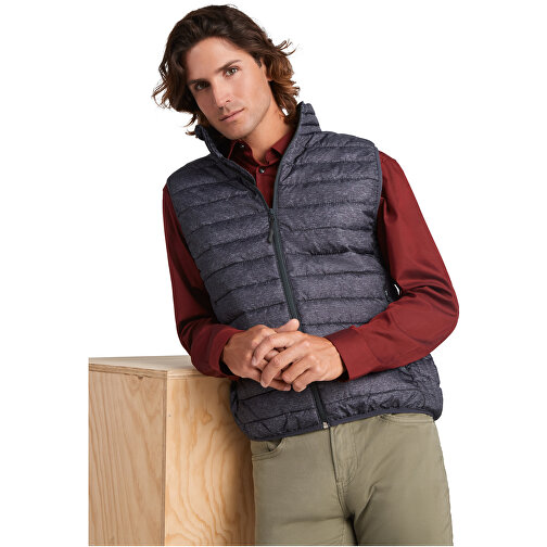 Oslo Isolierter Bodywarmer Für Herren , heather schwarz, 100% Polyester, 290 g/m2, Lining,  100% Polyester, Padding/filling,  100% Polyester, M, , Bild 6