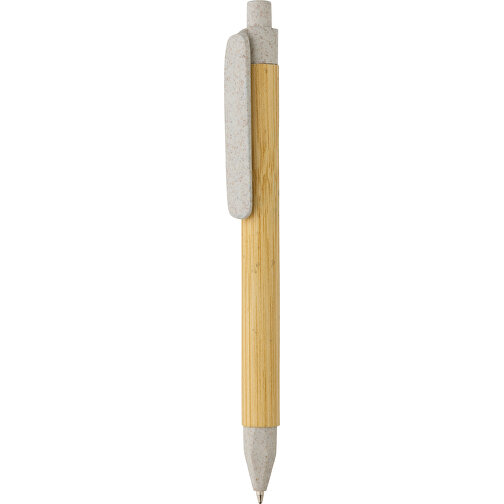 Kugelschreiber Aus Recyceltem Papier, Off White , off white, Papier, 13,90cm (Höhe), Bild 1