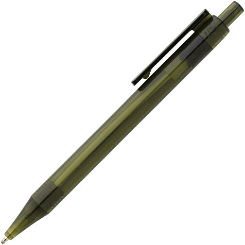 GRS RPET X8 Transparenter Stift, Grün , grün, PET - recycelt, 14,00cm (Höhe), Bild 4