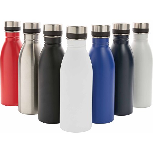 Deluxe Wasserflasche Aus RCS Recyceltem Stainless-Steel, Silber , silber, Rostfreier Stahl - recycelt, 21,50cm (Höhe), Bild 7