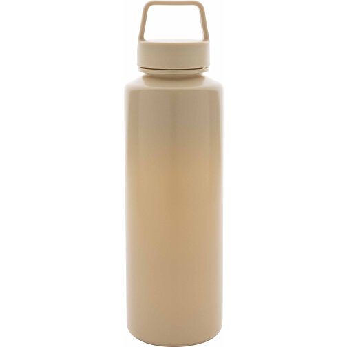 Wasserflasche Mit Henkel Aus RCS RPP, Braun , braun, Polypropylen - recycelt, 22,50cm (Höhe), Bild 3