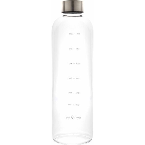 Motivation-Bottle Aus GRS RPET, Transparent , transparent, PET - recycelt, 27,00cm (Höhe), Bild 3