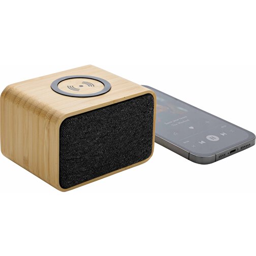 RCS rPlastik-Speaker avec FSC® Bambou & chargeur sans fil 5W, Image 3