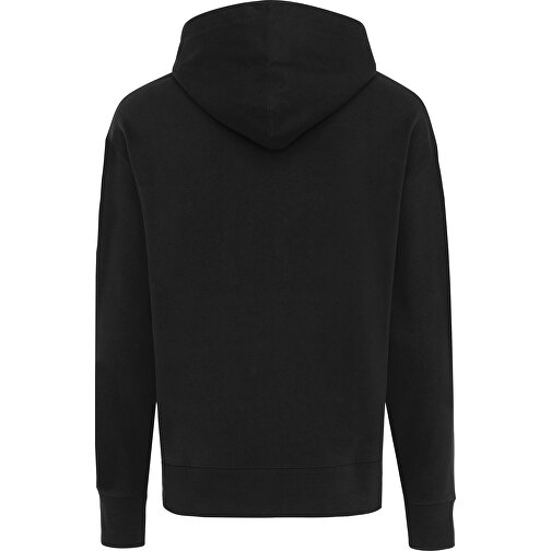 Iqoniq Yoho Relax-Hoodie Aus Recycelter Baumwolle, Schwarz , schwarz, 50% recycelte und 50% biologische Baumwolle, XS, 66,00cm x 1,00cm (Länge x Höhe), Bild 2