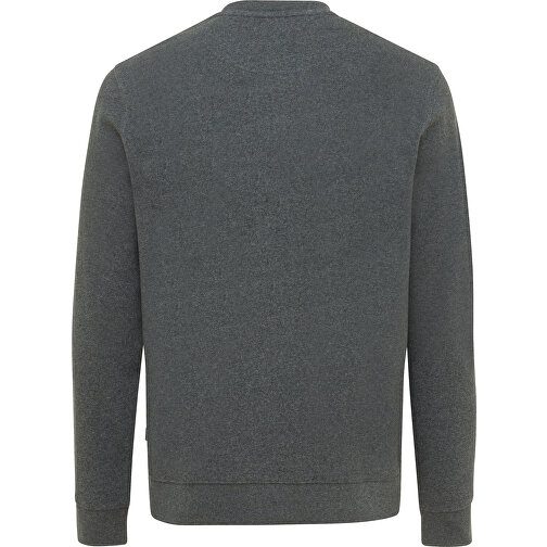 Iqoniq Denali Ungefärbt. Rundhals-Sweater Aus Recycelter BW, Ungefärbtes Anthrazit , ungefärbtes Anthrazit, 50% recycelte und 50% biologische Baumwolle, M, 71,50cm x 1,00cm (Länge x Höhe), Bild 2