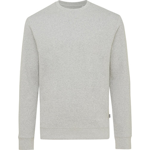 Iqoniq Denali Ungefärbt. Rundhals-Sweater Aus Recycelter BW, Heather Grey , heather grey, 50% recycelte und 50% biologische Baumwolle, XL, 75,50cm x 1,00cm (Länge x Höhe), Bild 1