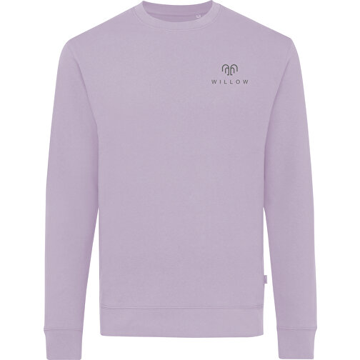 Iqoniq Zion Rundhals-Sweater Aus Recycelter Baumwolle, Lavender , lavender, 50% recycelte und 50% biologische Baumwolle, M, 71,50cm x 1,00cm (Länge x Höhe), Bild 3