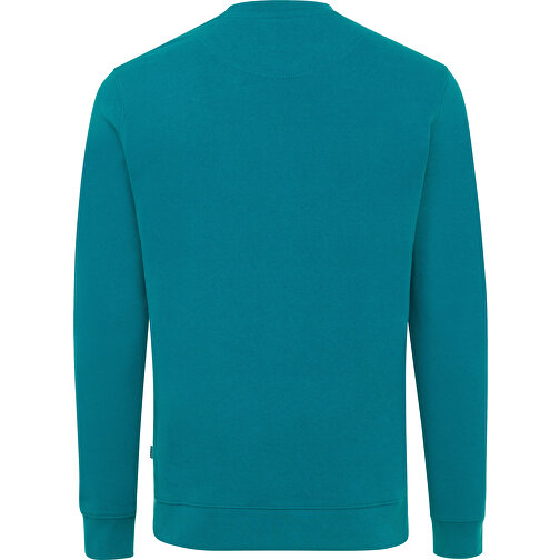 Iqoniq Zion Rundhals-Sweater Aus Recycelter Baumwolle, Verdigris , verdigris, 50% recycelte und 50% biologische Baumwolle, XXXL, 79,50cm x 1,00cm (Länge x Höhe), Bild 2