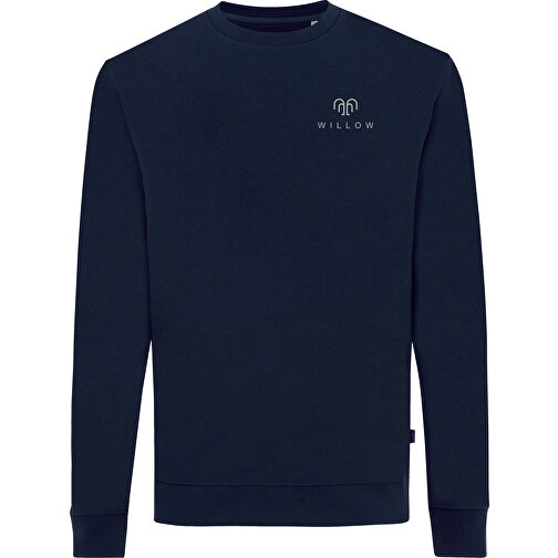 Iqoniq Zion Rundhals-Sweater Aus Recycelter Baumwolle, Navy Blau , navy blau, 50% recycelte und 50% biologische Baumwolle, XXXL, 79,50cm x 1,00cm (Länge x Höhe), Bild 6
