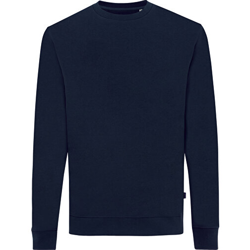 Iqoniq Zion Rundhals-Sweater Aus Recycelter Baumwolle, Navy Blau , navy blau, 50% recycelte und 50% biologische Baumwolle, M, 71,50cm x 1,00cm (Länge x Höhe), Bild 1