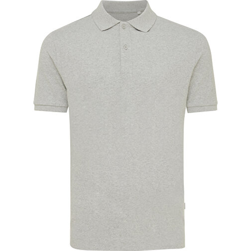 Iqoniq Yosemite Piqué-Poloshirt Aus Recycelter Baumwolle, Heather Grey , heather grey, 50% recycelte und 50% biologische Baumwolle, XS, 67,00cm x 0,50cm (Länge x Höhe), Bild 1