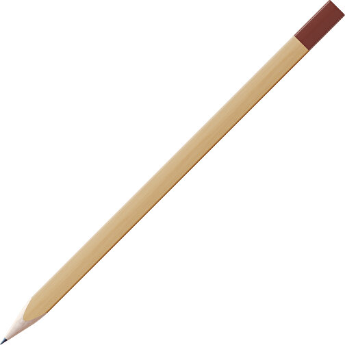 Bleistift, Natur, 3-eckig , natur / braun, Holz, 17,50cm x 0,70cm x 0,70cm (Länge x Höhe x Breite), Bild 1