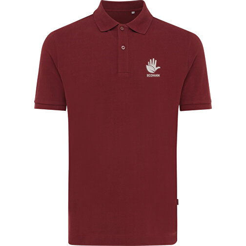 Iqoniq Yosemite Piqué-Poloshirt Aus Recycelter Baumwolle, Burgunderrot , burgunderrot, 50% recycelte und 50% biologische Baumwolle, XXS, 65,00cm x 0,50cm (Länge x Höhe), Bild 6