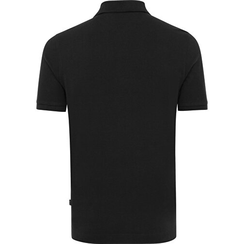 Iqoniq Yosemite Piqué-Poloshirt Aus Recycelter Baumwolle, Schwarz , schwarz, 50% recycelte und 50% biologische Baumwolle, XL, 75,00cm x 0,50cm (Länge x Höhe), Bild 2