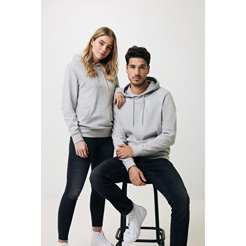 Iqoniq Torres Ungefärbter Hoodie Aus Recycelter Baumwolle, Heather Grey , heather grey, 50% recycelte und 50% biologische Baumwolle, XXL, 78,00cm x 1,00cm (Länge x Höhe), Bild 3