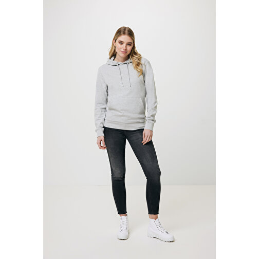 Iqoniq Torres Ungefärbter Hoodie Aus Recycelter Baumwolle, Heather Grey , heather grey, 50% recycelte und 50% biologische Baumwolle, XXL, 78,00cm x 1,00cm (Länge x Höhe), Bild 4