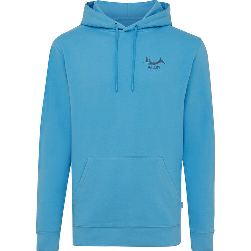 Iqoniq Jasper Hoodie Aus Recycelter Baumwolle, Tranquil Blue , tranquil blue, 50% recycelte und 50% biologische Baumwolle, L, 74,00cm x 1,00cm (Länge x Höhe), Bild 3