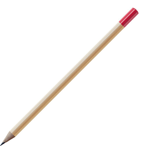 Bleistift, Natur, Rund , natur / pink, Holz, 17,50cm (Länge), Bild 1