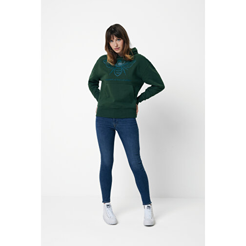 Iqoniq Jasper Hoodie Aus Recycelter Baumwolle, Forest Green , forest green, 50% recycelte und 50% biologische Baumwolle, XXS, 66,00cm x 1,00cm (Länge x Höhe), Bild 7