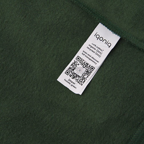 Iqoniq Jasper Hoodie Aus Recycelter Baumwolle, Forest Green , forest green, 50% recycelte und 50% biologische Baumwolle, M, 72,00cm x 1,00cm (Länge x Höhe), Bild 5