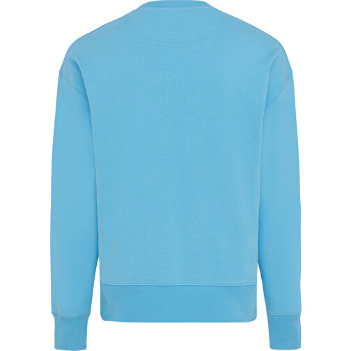Iqoniq Kruger Relax-Rundhals-Sweater Aus Recycelt. Baumwolle, Tranquil Blue , tranquil blue, 50% recycelte und 50% biologische Baumwolle, XXXL, 79,50cm x 1,00cm (Länge x Höhe), Bild 2