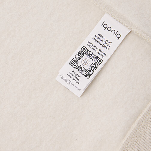 Iqoniq Kruger Relax-Rundhals-Sweater Aus Recycelt. Baumwolle, Natural Raw , natural raw, 50% recycelte und 50% biologische Baumwolle, XL, 75,50cm x 1,00cm (Länge x Höhe), Bild 5