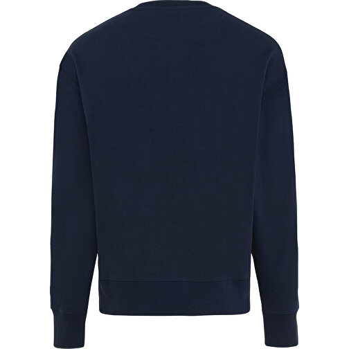 Iqoniq Kruger Relax-Rundhals-Sweater Aus Recycelt. Baumwolle, Navy Blau , navy blau, 50% recycelte und 50% biologische Baumwolle, XS, 67,50cm x 1,00cm (Länge x Höhe), Bild 2