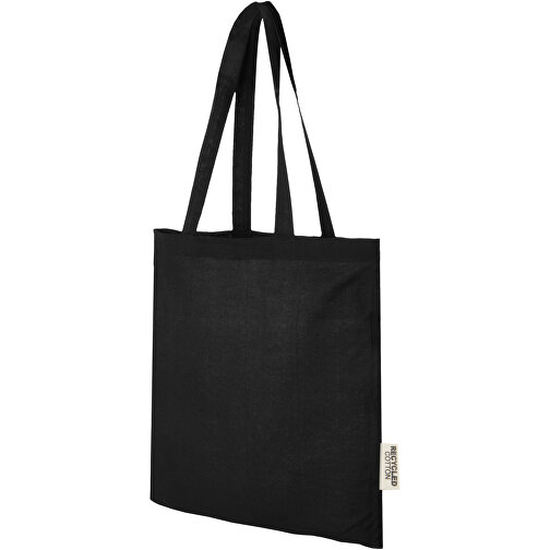 Madras torba na zakupy z bawełny z recyklingu o gramaturze 140 g/m2 i pojemności 7 l, Obraz 1