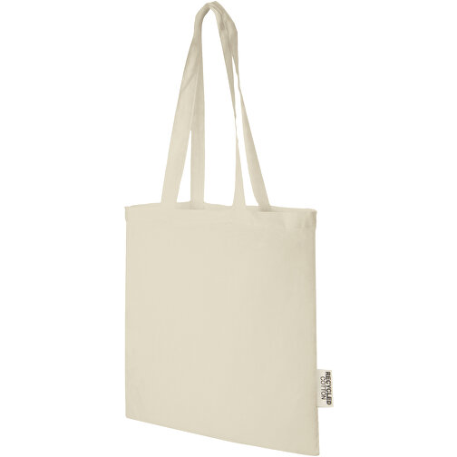 Madras torba na zakupy z bawełny z recyklingu o gramaturze 140 g/m2 i pojemności 7 l, Obraz 1