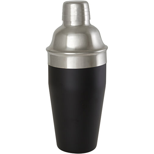 Gaudie Cocktailshaker Aus Recyceltem Edelstahl , schwarz, Recycled stainless steel, 21,00cm x 8,80cm (Länge x Breite), Bild 3